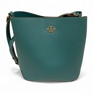 Nanette Lepore NWOT Lynne Triple Section Bucket Bag Shoulder Purse Teal Green